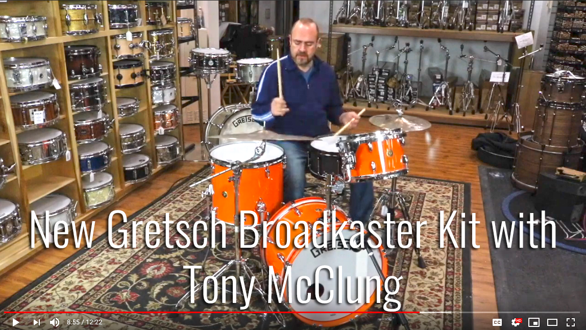 New Gretsch Broadkaster Kit with Tony McClung
